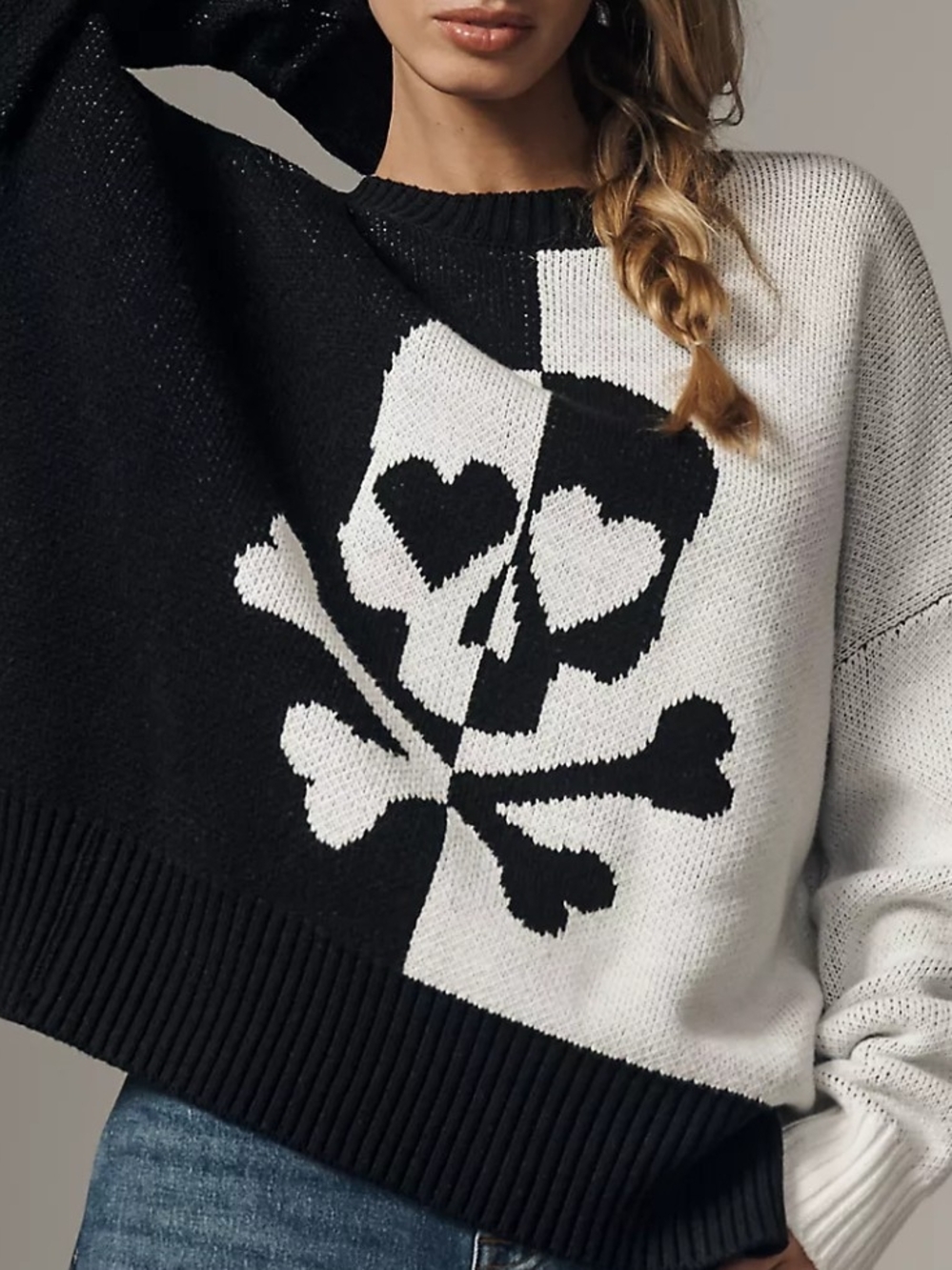 Beach Riot Callie Sweater in Dark Side